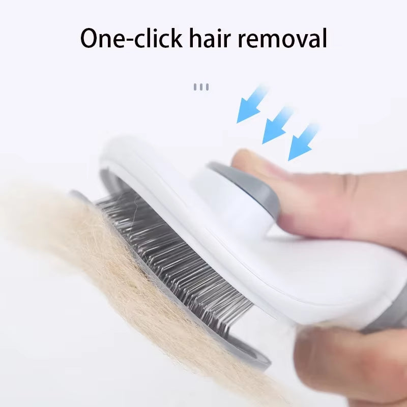 Pet Dog Hair Brush Cat Comb Grooming and Care Cat Brush Stainless Steel Comb for Long Hair Dogs Cleaning Pets Dogs Accessories