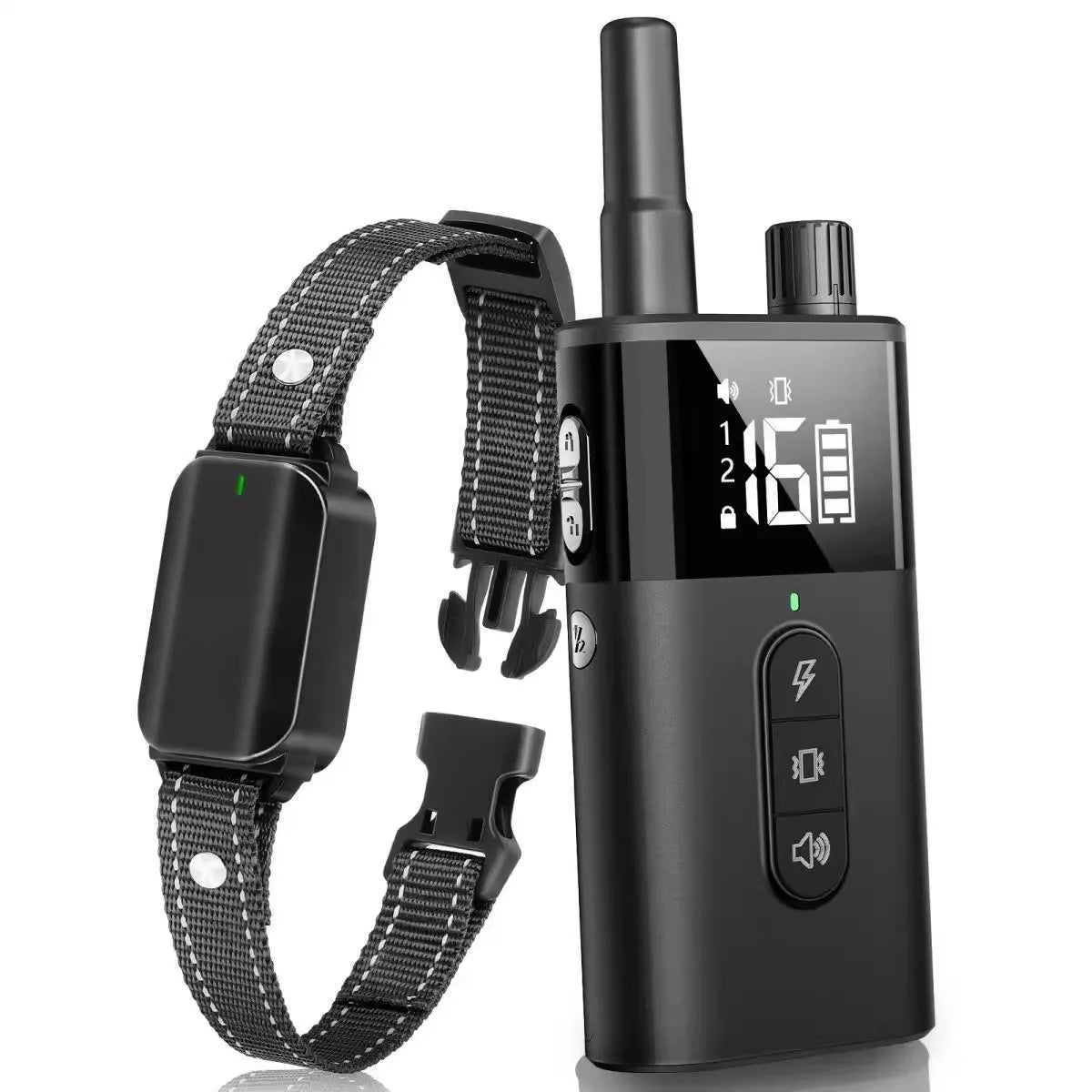 Dog Training Collar Dog Shock Collar with Remote 2600FT Electric Dog Training Collar with 3 Training Modes 16 Level Adjustable S