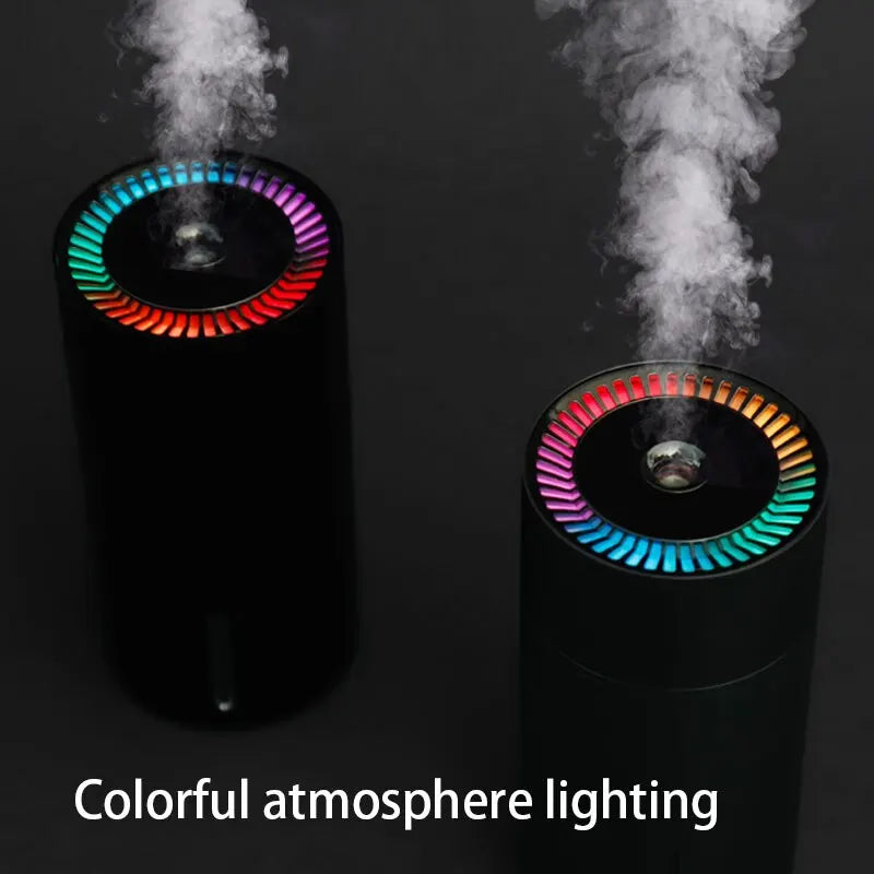 Humidifier Diffuser for Car Small 260Ml Air Humidification Led Light Aromatherapy Machine Home Bedroom Big Spray