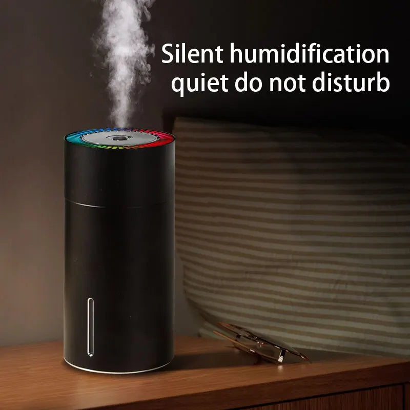 Humidifier Diffuser for Car Small 260Ml Air Humidification Led Light Aromatherapy Machine Home Bedroom Big Spray