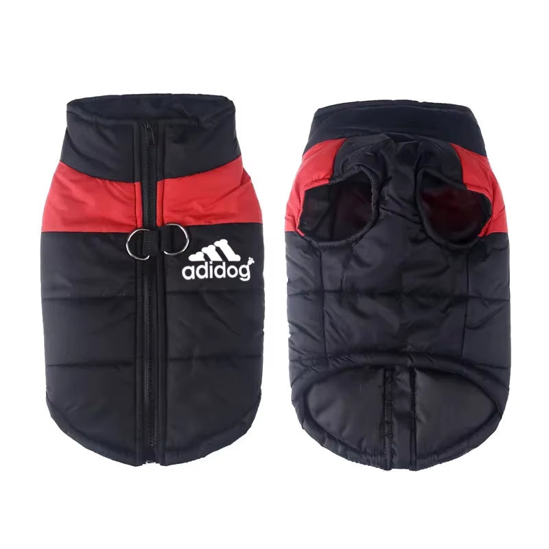 Waterproof Warm Dog Clothes Pet Coat Winter Vest Padded Zipper Jacket Dog Clothing for Small Medium Big Dogs the Dog Face Outfit