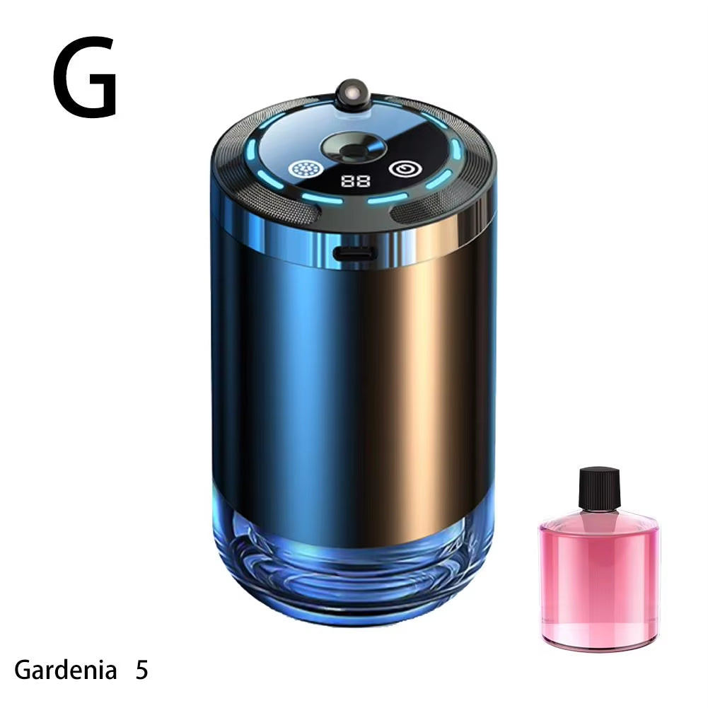 Car Fragrance Humidifier 5 Modes Scent Air Car Odor Eliminator Long Lasting Universal Car Diffuser with Digital Display